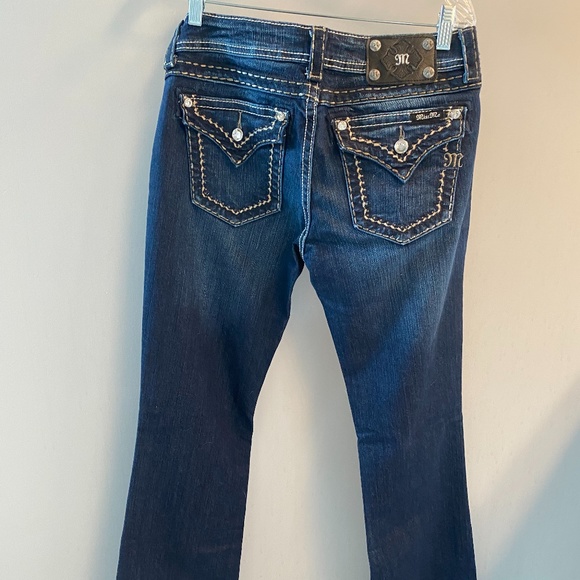 NWT Woman's Miss Me Boot Cut Denim Jeans with Bling JS5014B89 - Size 30 - Picture 10 of 13